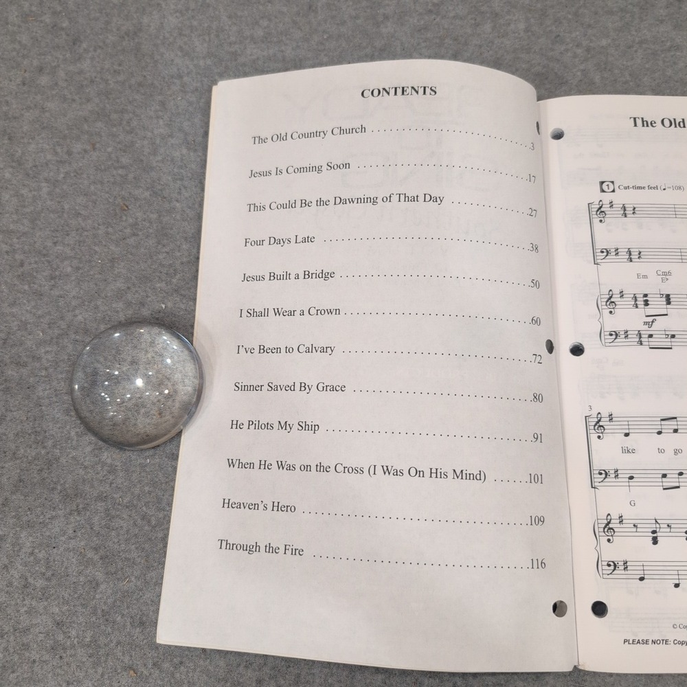 Ready to Sing Southern Gospel Volume 4 SATB Choral Songbook Russell Mauldin - Picture 3 of 3